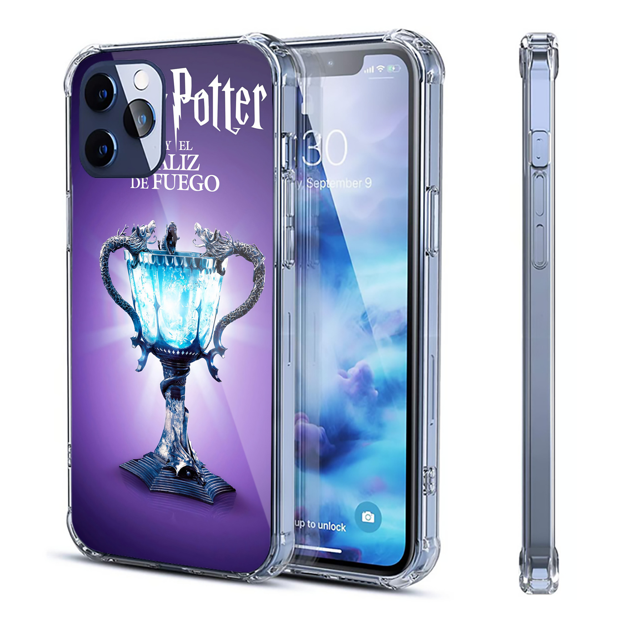 （画像用） Harry Potter ハリー・ポッターシリーズ 【iPhone 12シリーズ対応】透明スマホケース（クリアソフトケース）